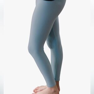 Premium Soft Girls Light Blue High Waist Leggings Size M